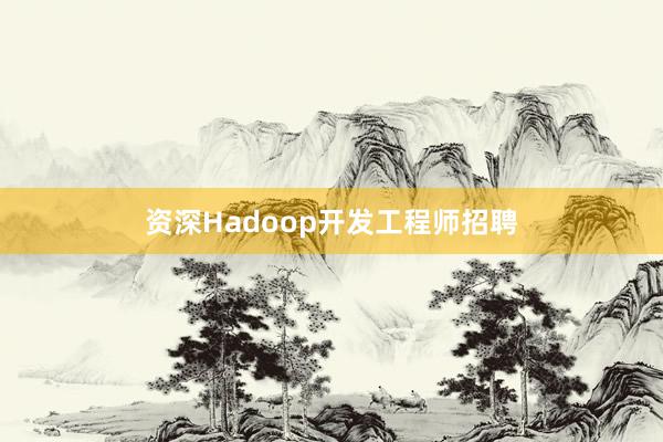 资深Hadoop开发工程师招聘